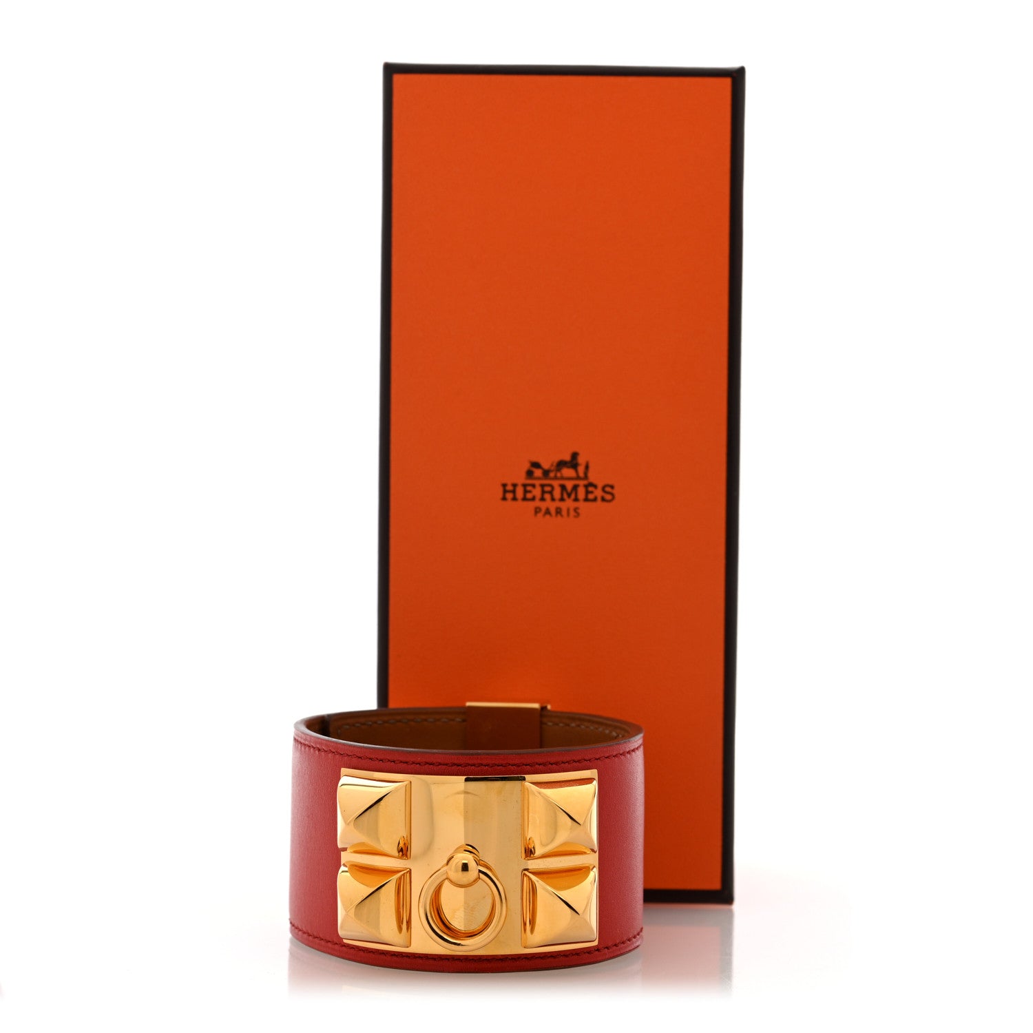 Hermes Swift Collier De Chien CDC Bracelet L Capucine 6 of 6