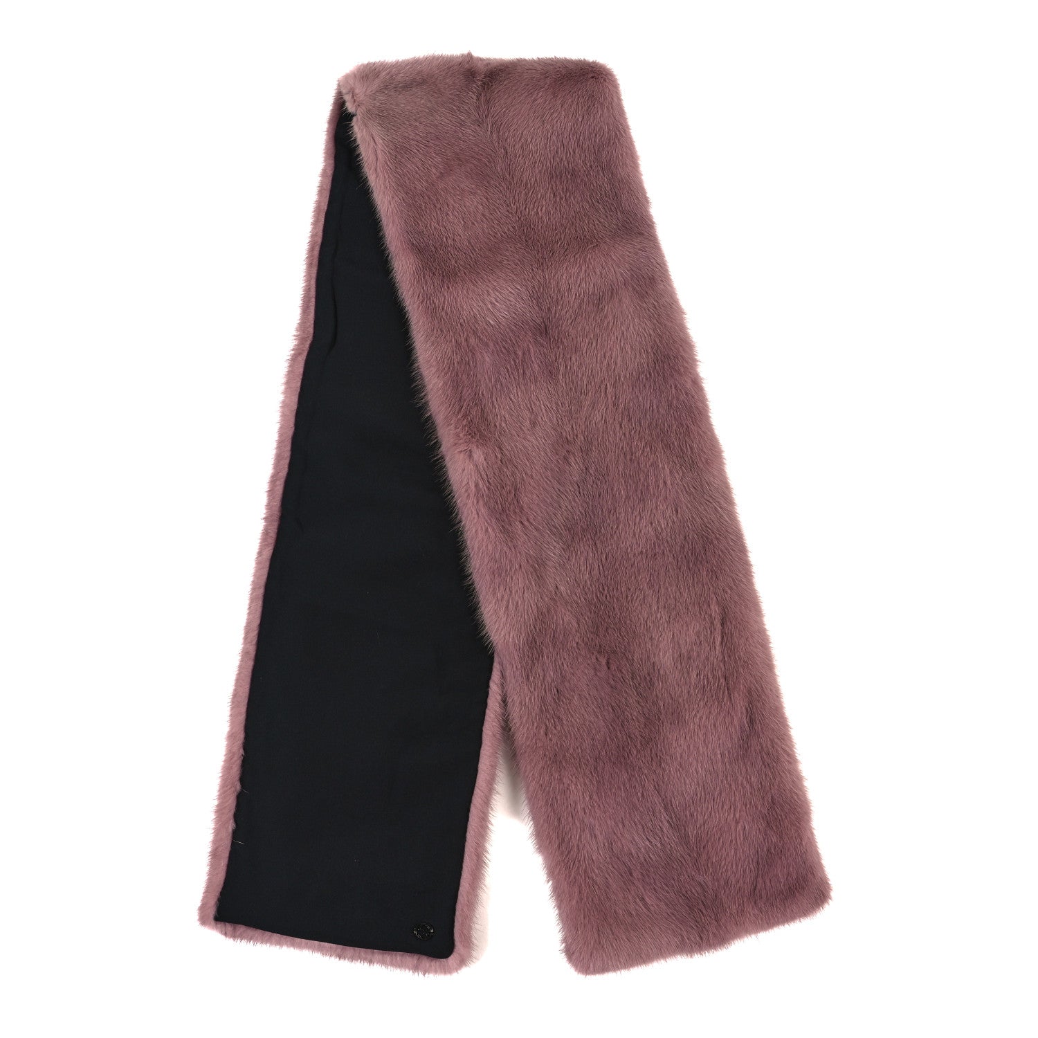 Gucci Mink Fur Scarf Pink 2 of 3