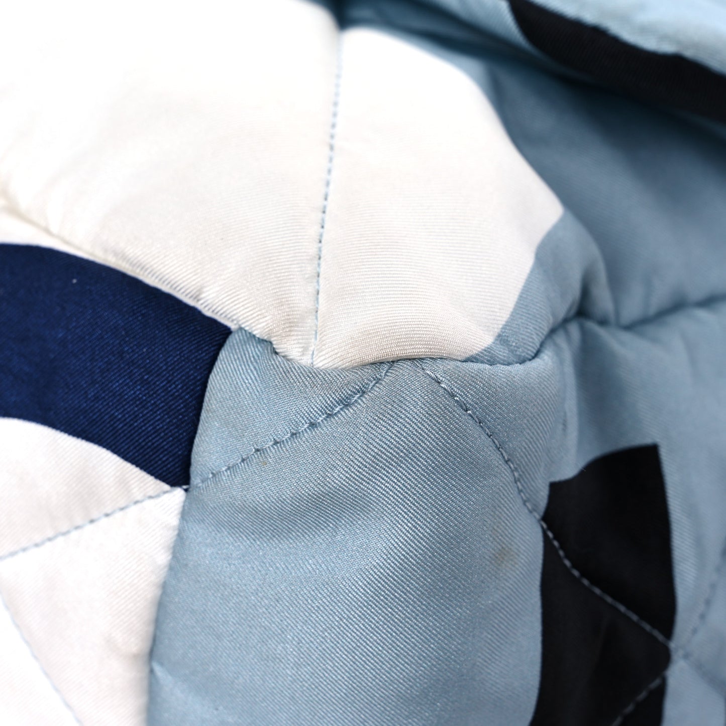 Silk Maxi Scarf Chanel 19 Flap Black Blue White
