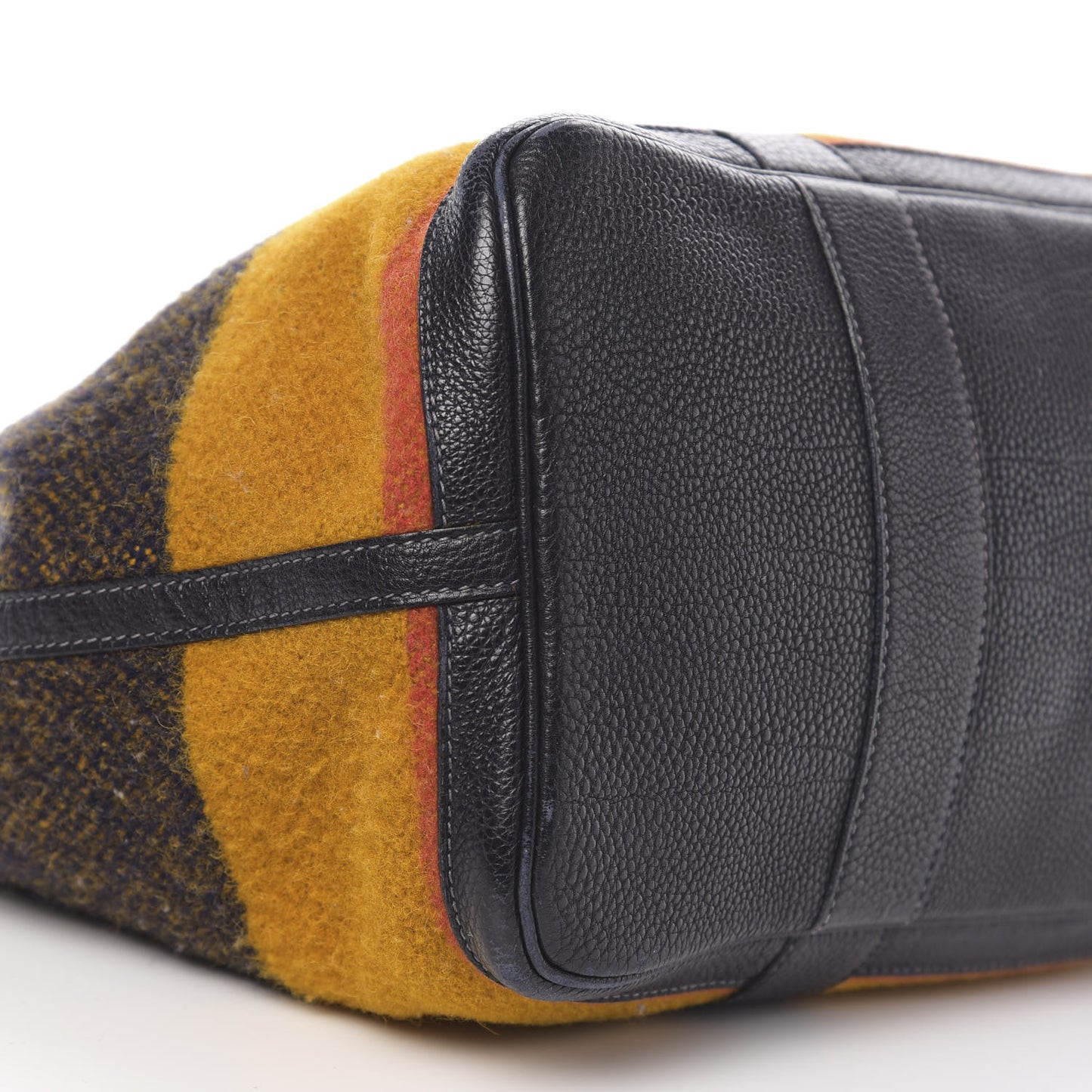 Wool Rocabar Garden Party Tote 36 MM Orange Black