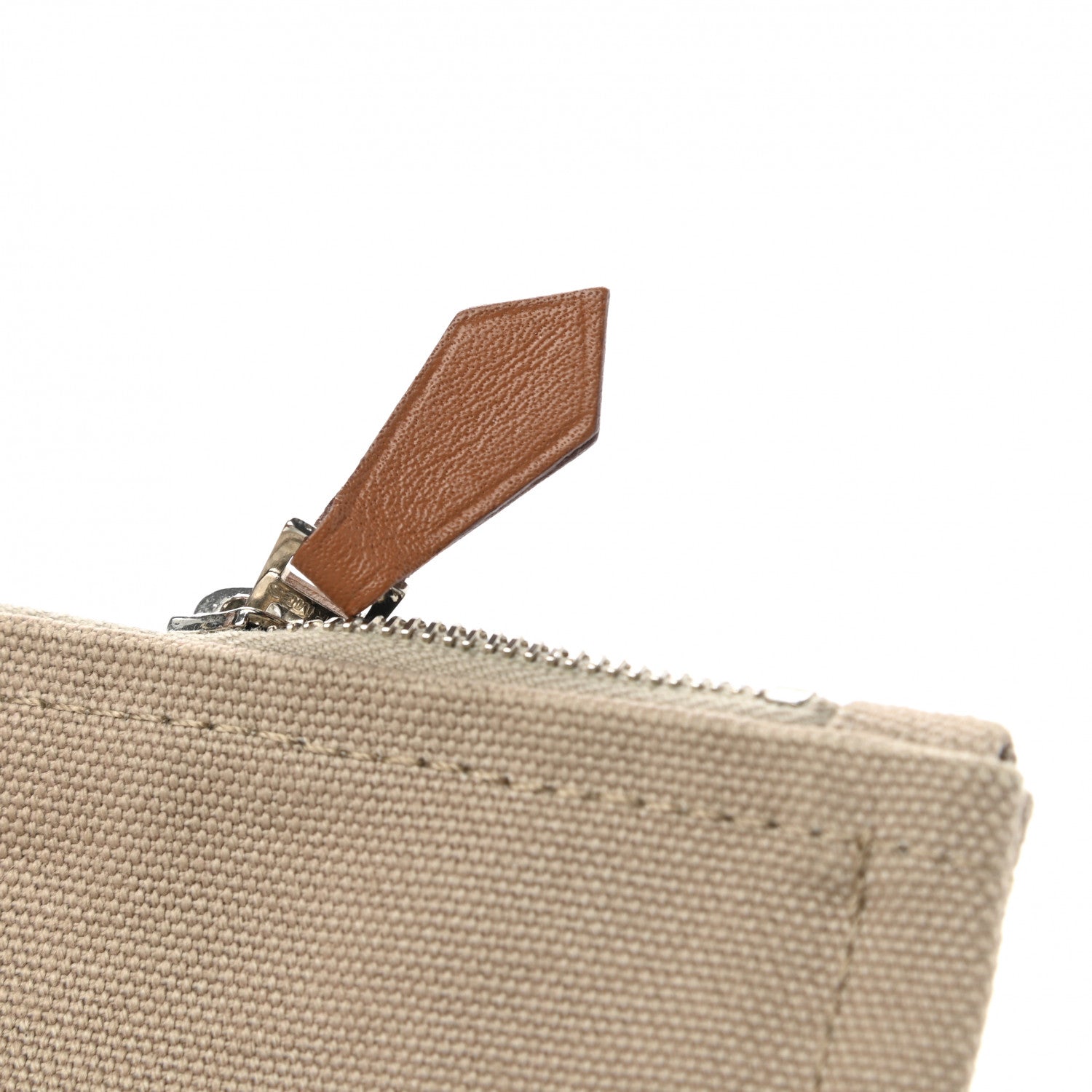 Hermes Toile Flat Yachting Pouch Gris Fonce 9 of 9