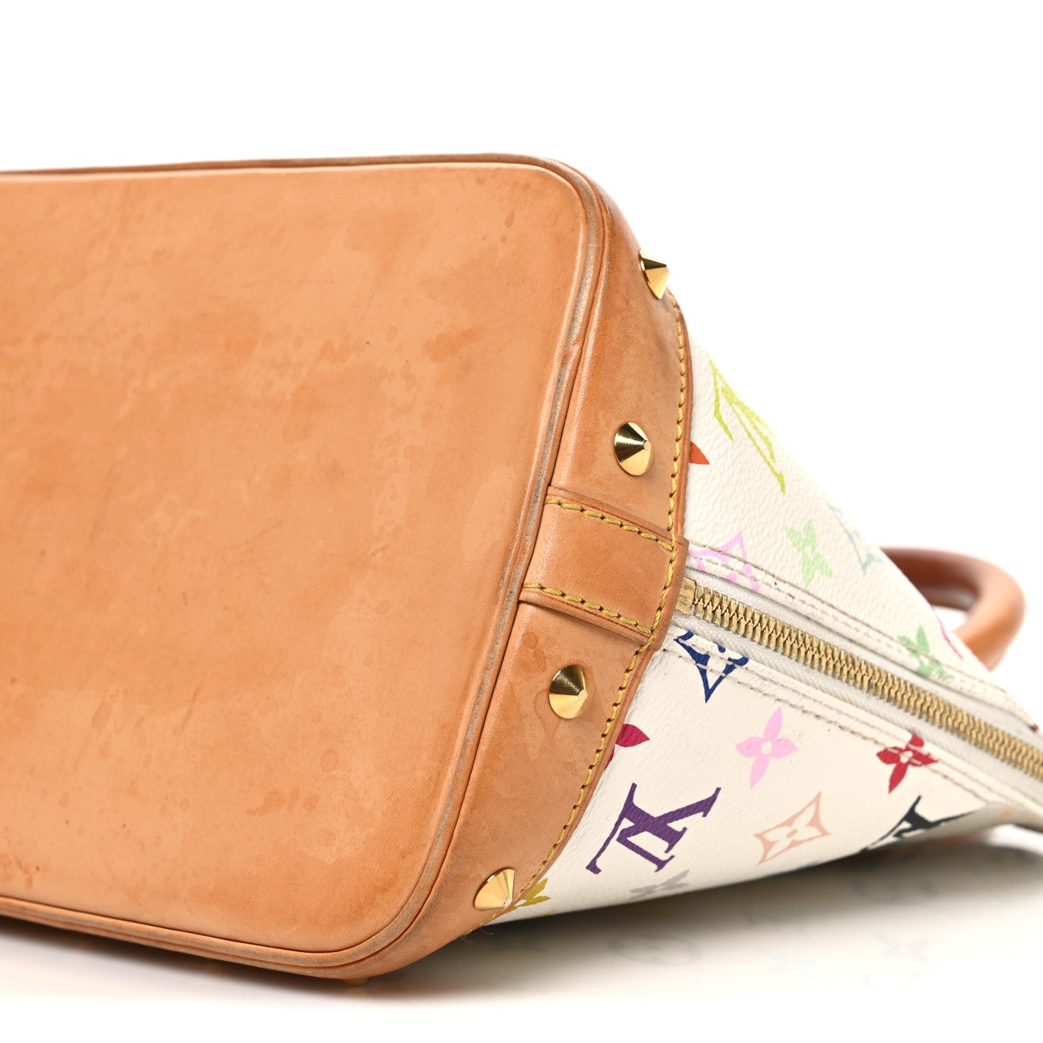 Louis Vuitton Monogram Multicolor Alma White 10 of 12