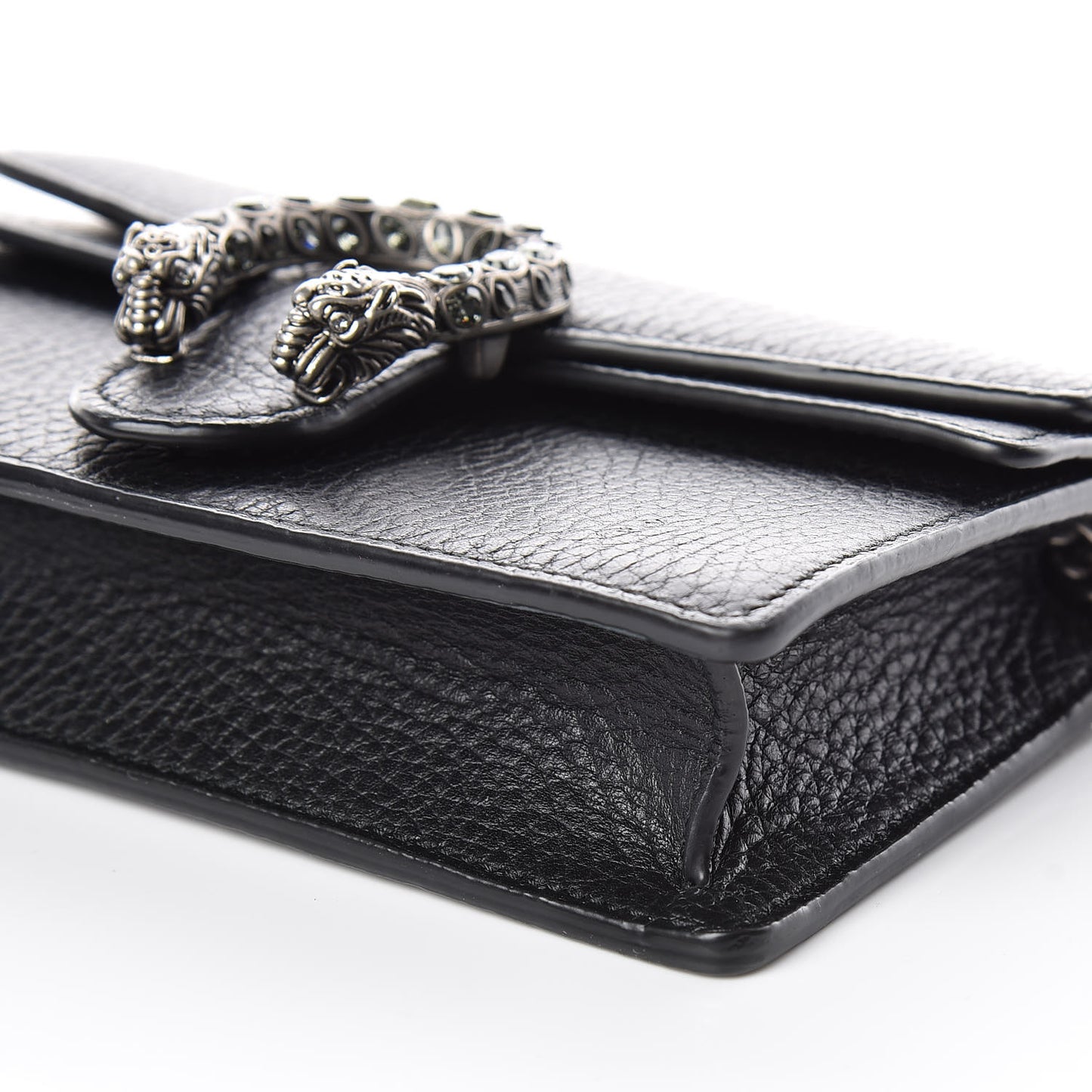Calfskin Super Mini Dionysus Shoulder Bag Black