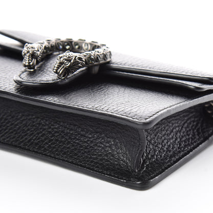 Gucci Calfskin Super Mini Dionysus Shoulder Bag Black 6 of 10