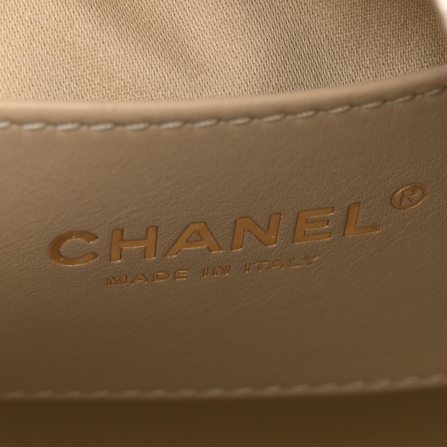 Metallic Caviar Quilted Small Chanel 25 Handbag Gold
