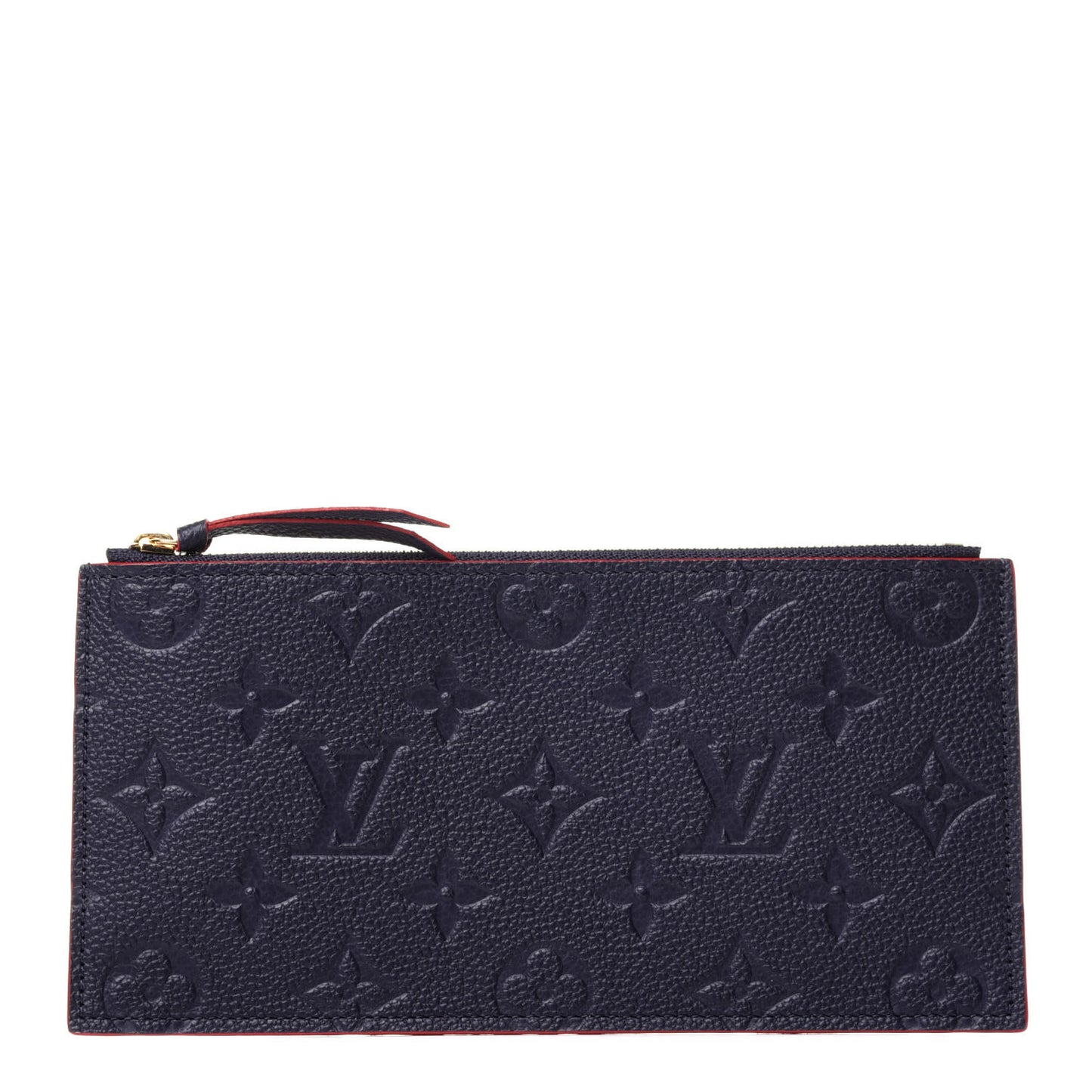 Empreinte Pochette Felicie Chain Wallet Marine Rouge