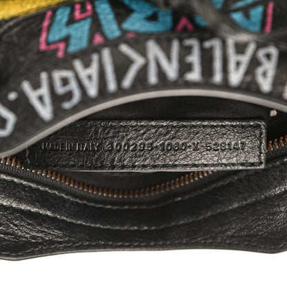 Balenciaga Agneau Arena Graffiti All Over Classic Hardware Mini City Black Multicolor 7 of 9