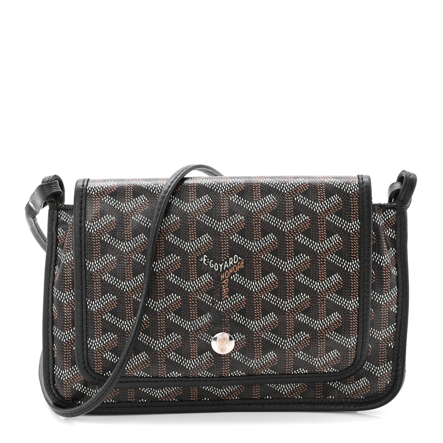 Goyardine Plumet Wallet Clutch Black
