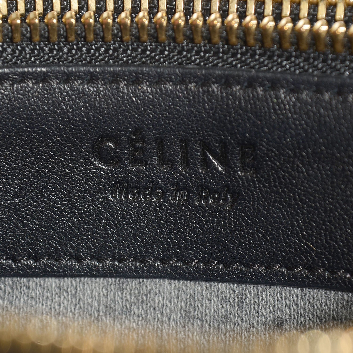 Celine Lambskin Small Trio Crossbody Bag Black 6 of 7