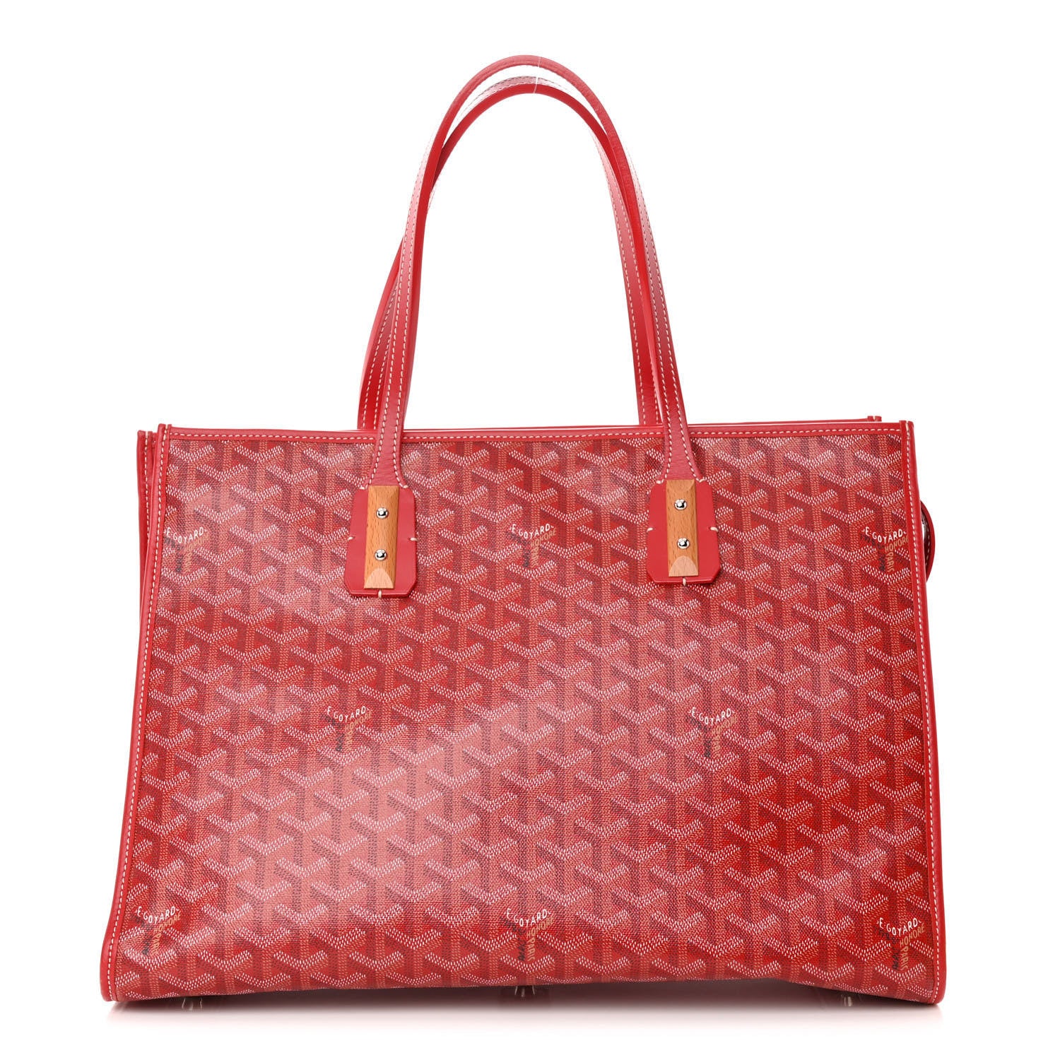Goyard Goyardine Marquises Tote Red 1 of 10