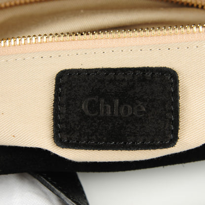 Chloe Suede Calfskin Medium Paraty Black 6 of 9