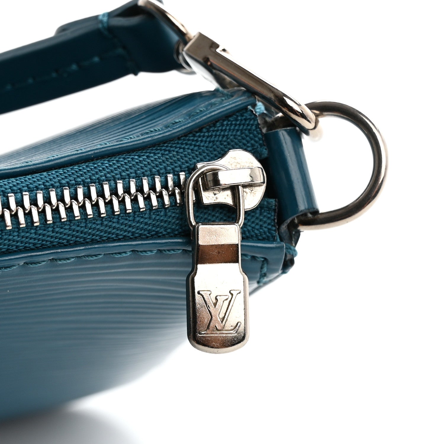 Louis Vuitton Epi Pochette Accessories NM Cyan 11 of 12