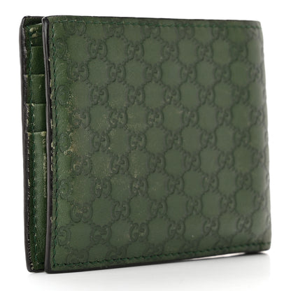 Gucci Microguccissima Bi-Fold Wallet Marsh 3 of 10