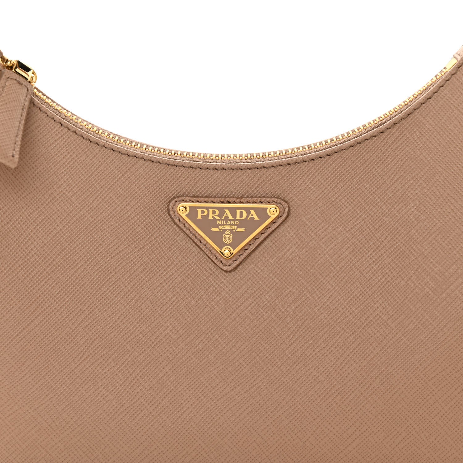Prada Saffiano Lux Re-Edition Mini Shoulder Bag Cammeo 7 of 10