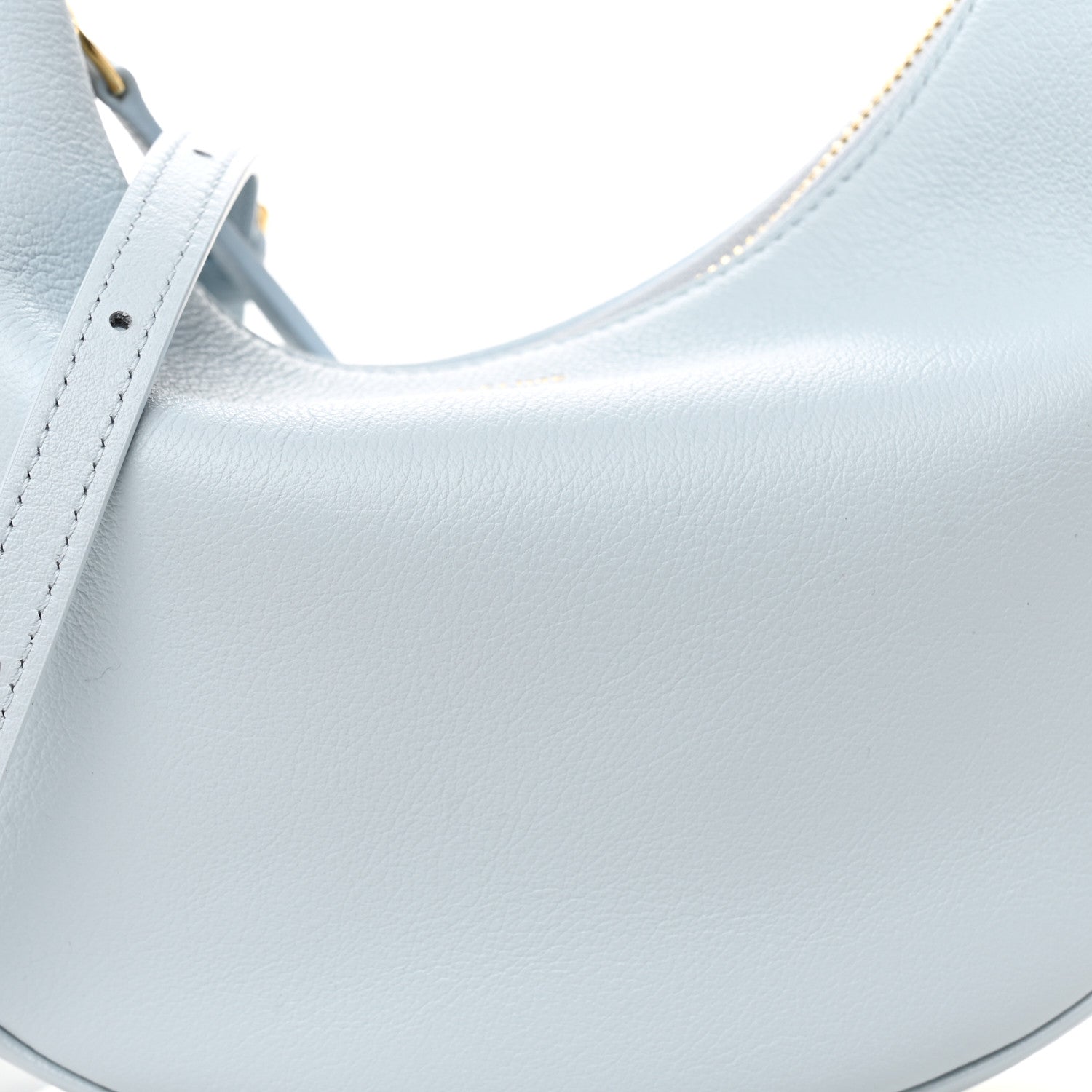 Celine Supple Grained Calfskin Teen Lulu Shoulder Bag Glacier 7 of 9