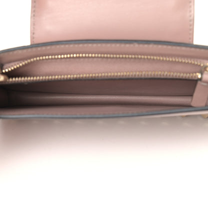 Valentino Garavani Calfskin Rockstud Phone Case With Chain Poudre 5 of 7