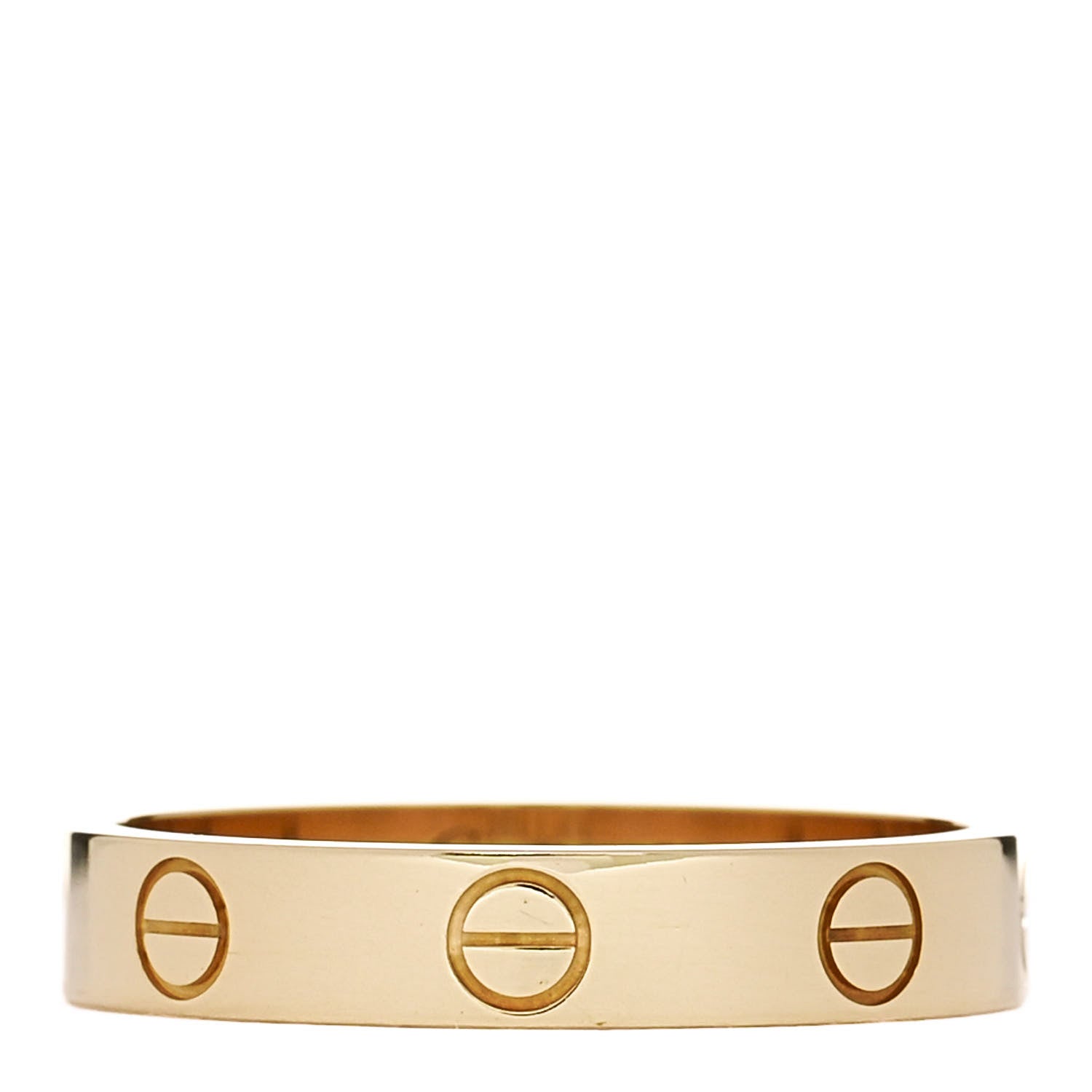 Cartier 18K Yellow Gold 3.5mm LOVE Wedding Band Ring 55 7.25 1 of 5