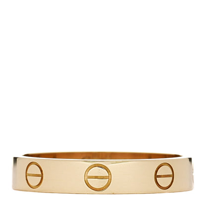 Cartier 18K Yellow Gold 3.5mm LOVE Wedding Band Ring 55 7.25 1 of 5