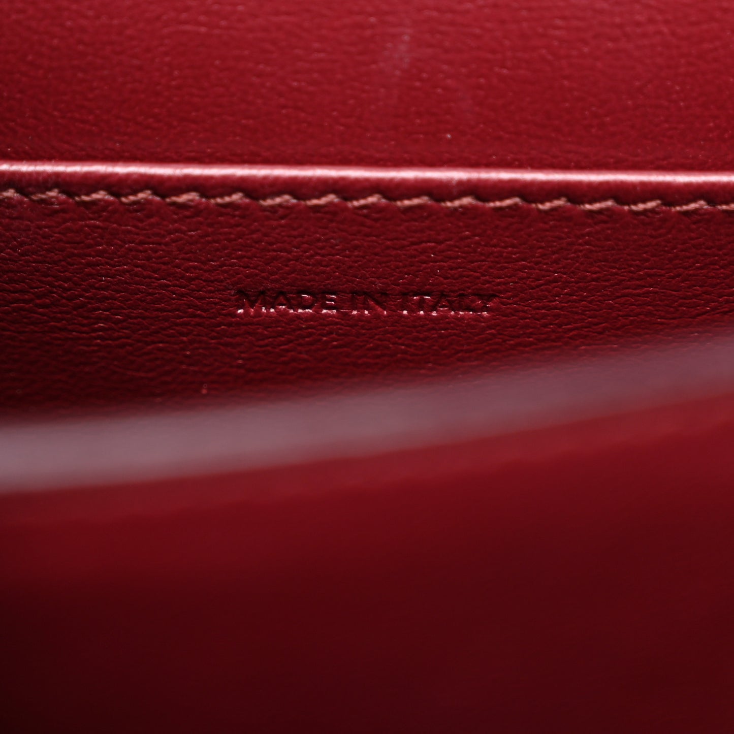 Box Calfskin Teen Classic Box Flap Bag Burgundy