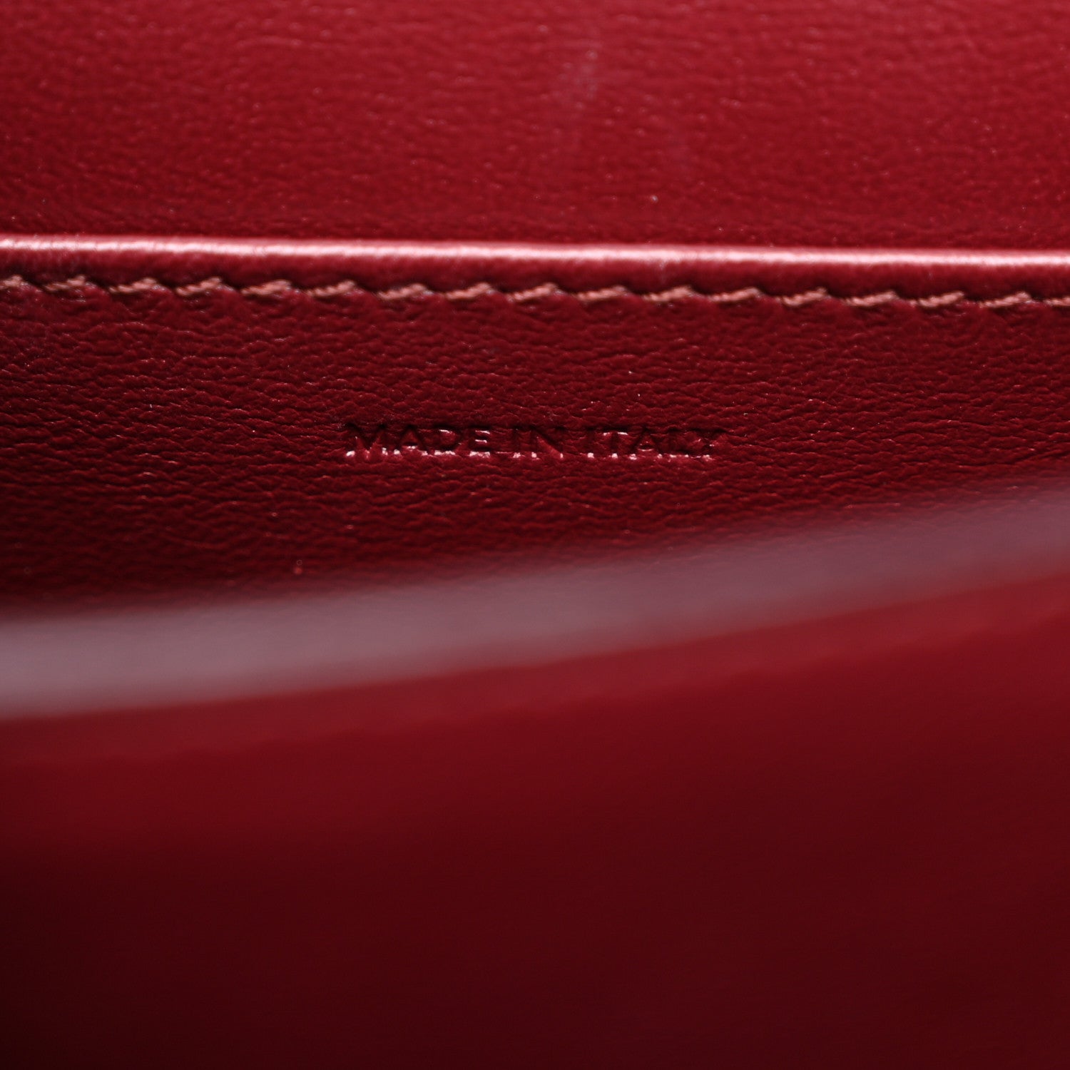 Celine Box Calfskin Teen Classic Box Flap Bag Burgundy 8 of 12