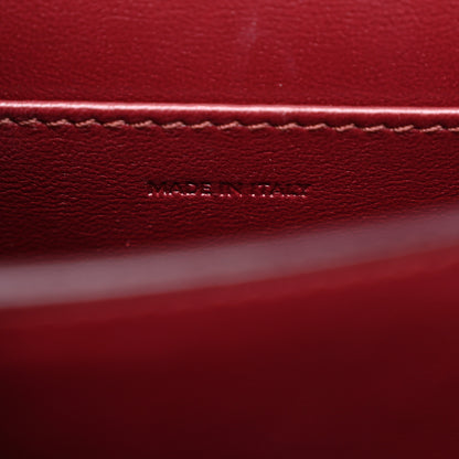 Celine Box Calfskin Teen Classic Box Flap Bag Burgundy 8 of 12