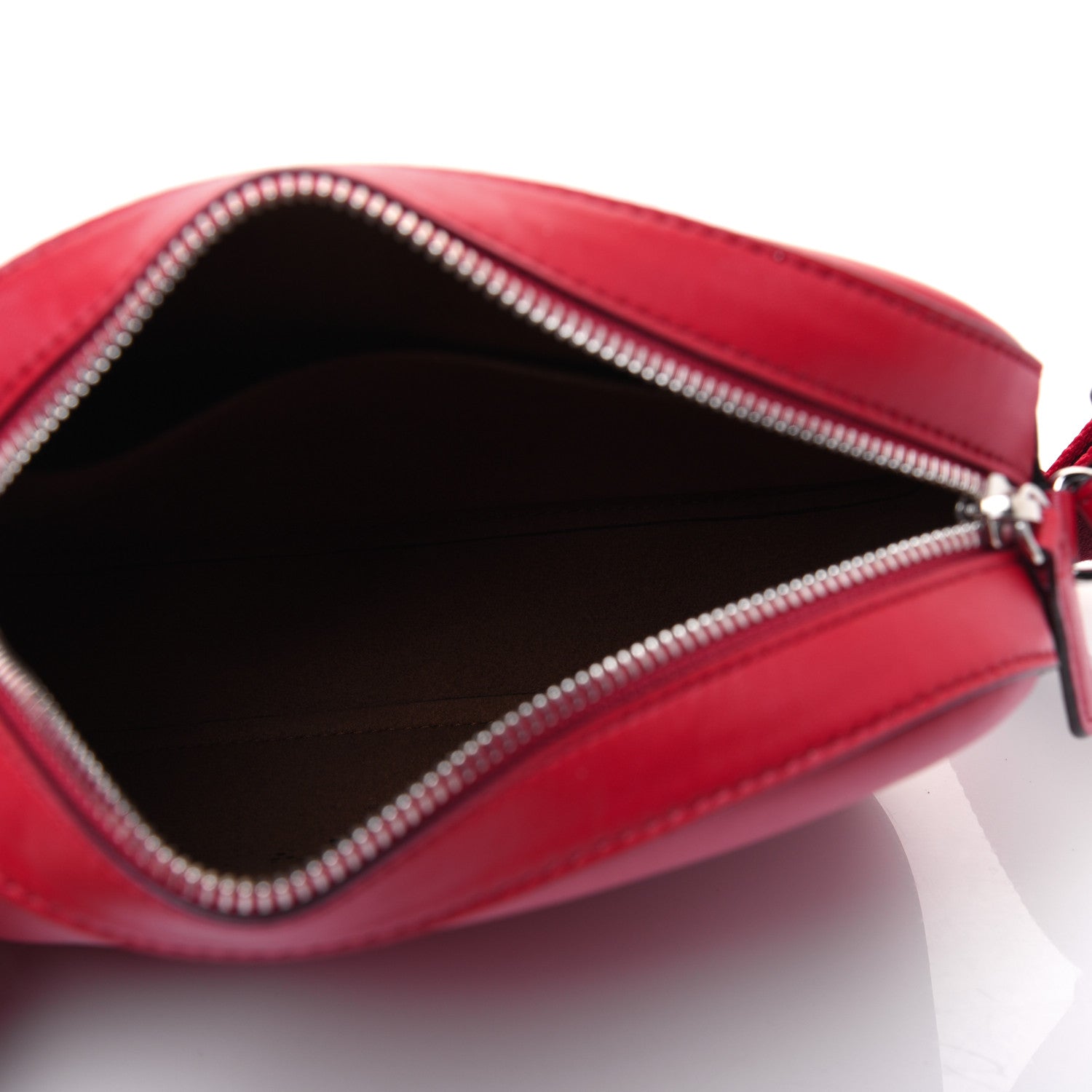 Stella McCartney Eco Alter Nappa Perforated Logo Mini Bag Red Amore 5 of 13