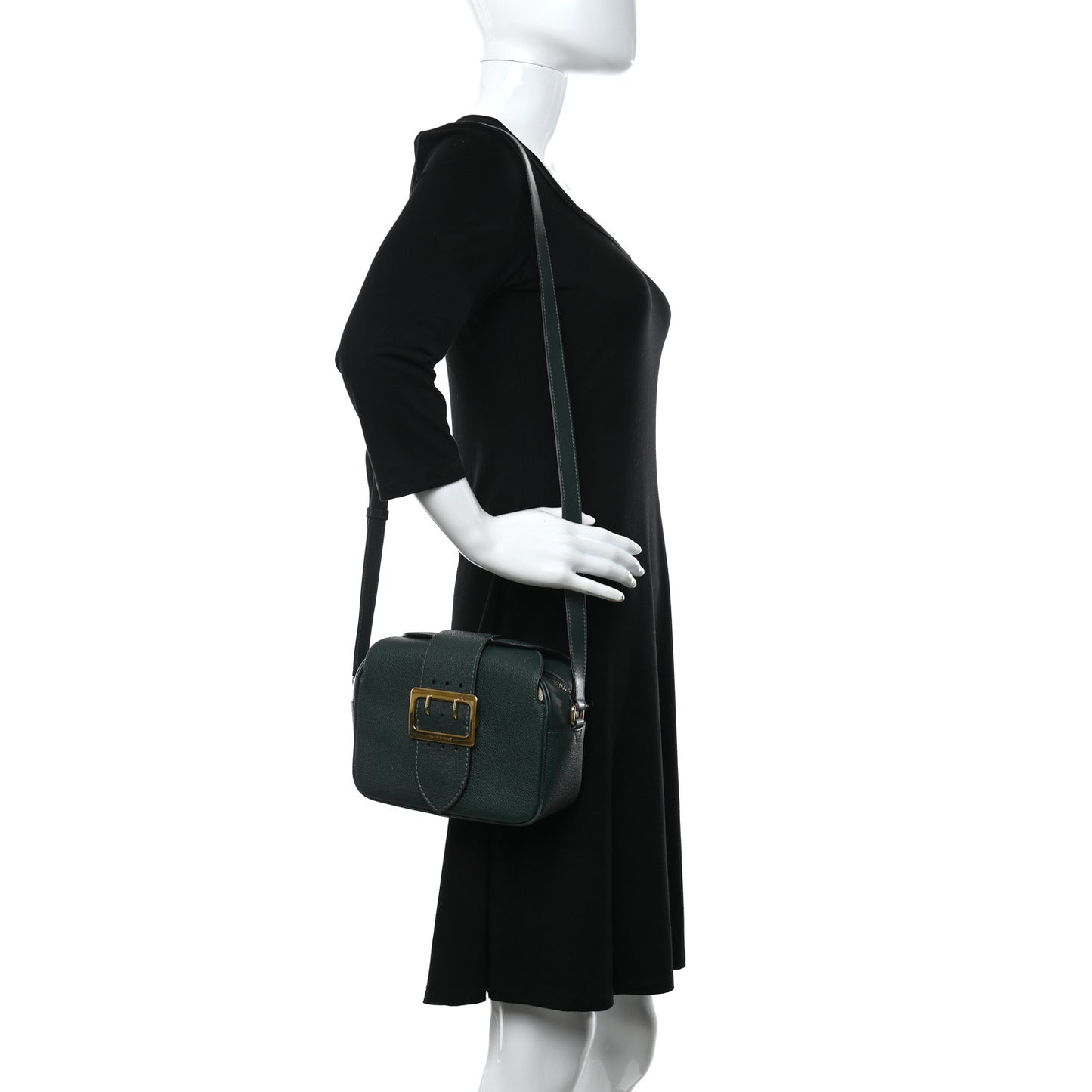 Soft Grain Calfskin Small Medley Crossbody Green