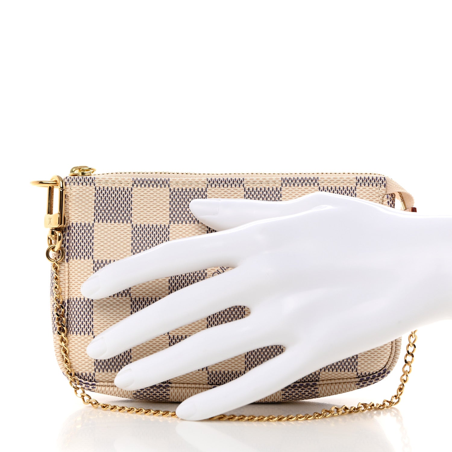 Louis Vuitton Damier Azur Mini Pochette Accessories 2 of 7