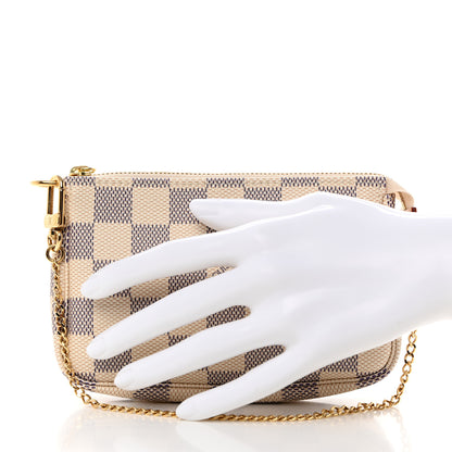 Louis Vuitton Damier Azur Mini Pochette Accessories 2 of 7