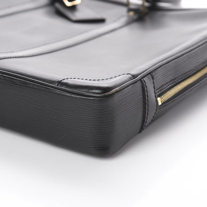 Louis Vuitton Epi Porte-Documents Voyage Briefcase Black 6 of 8