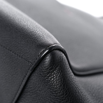 Celine Soft Grained Calfskin Sangle Bucket Bag Black 8 of 15