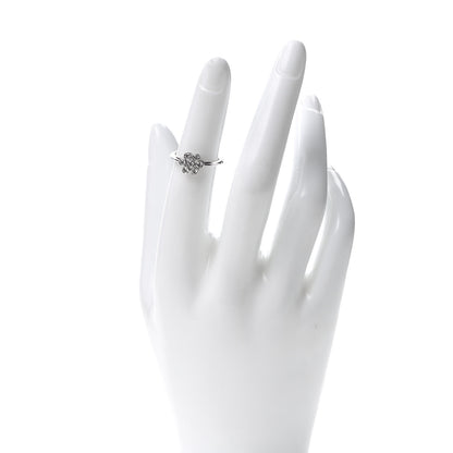 Tiffany Platinum Diamond Enchant Flower Ring 48 4.5 2 of 5