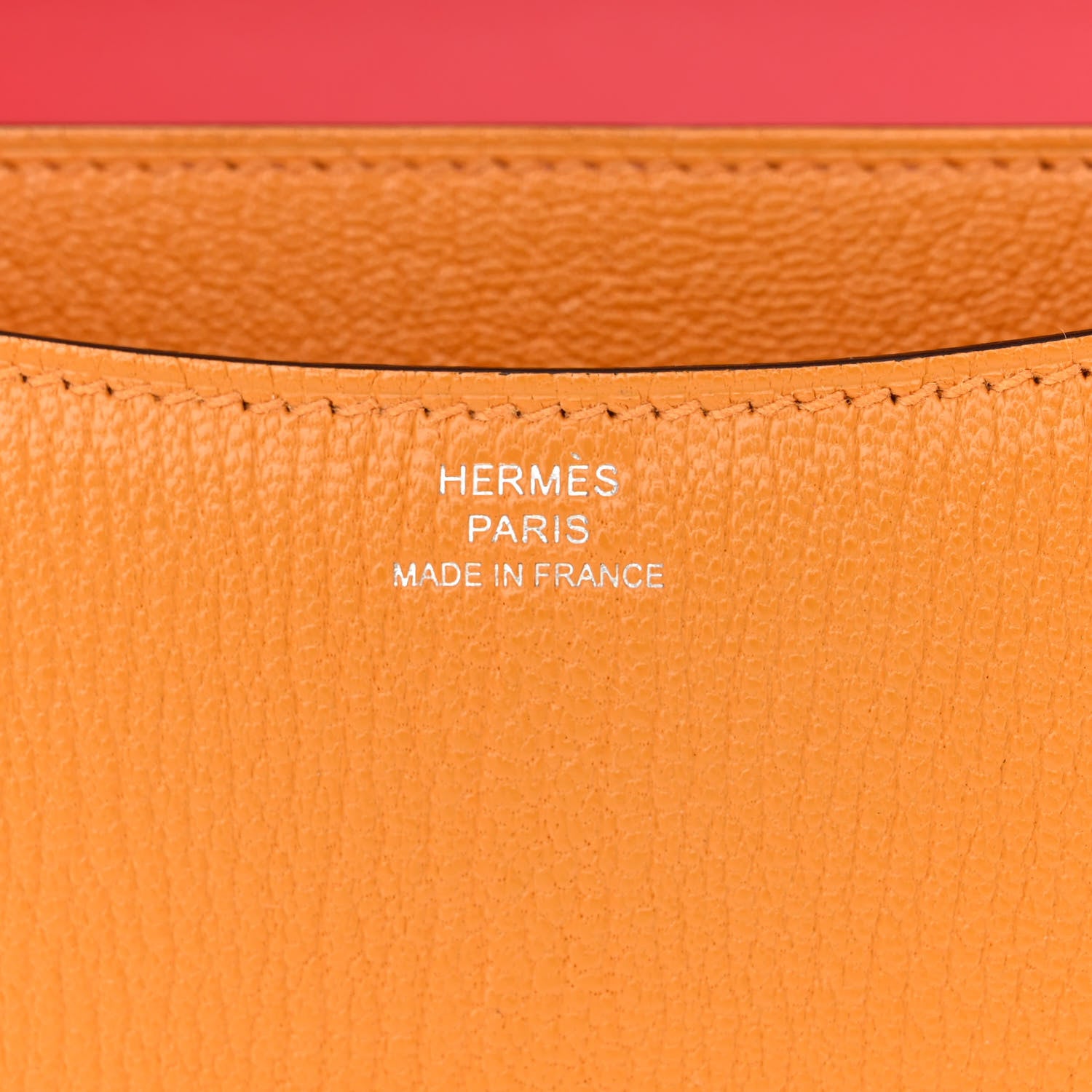 Hermes Chevre Mysore Verso Constance 18 Moutarde Rose Lipstick 6 of 11