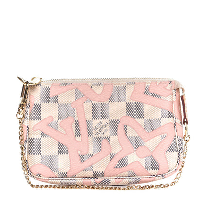 Louis Vuitton Damier Azur Tahitienne Mini Pochette Accessories 1 of 8
