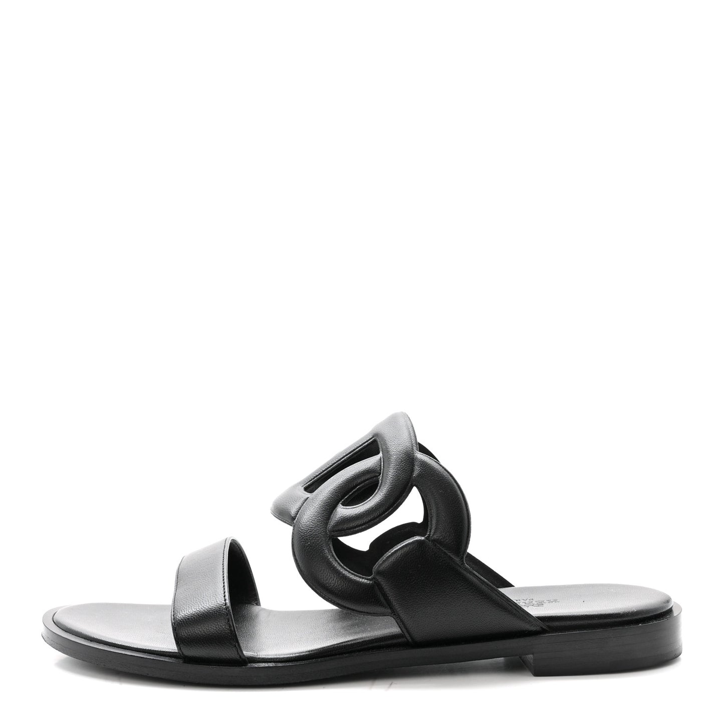 Nappa Lagune Sandals 38 Black