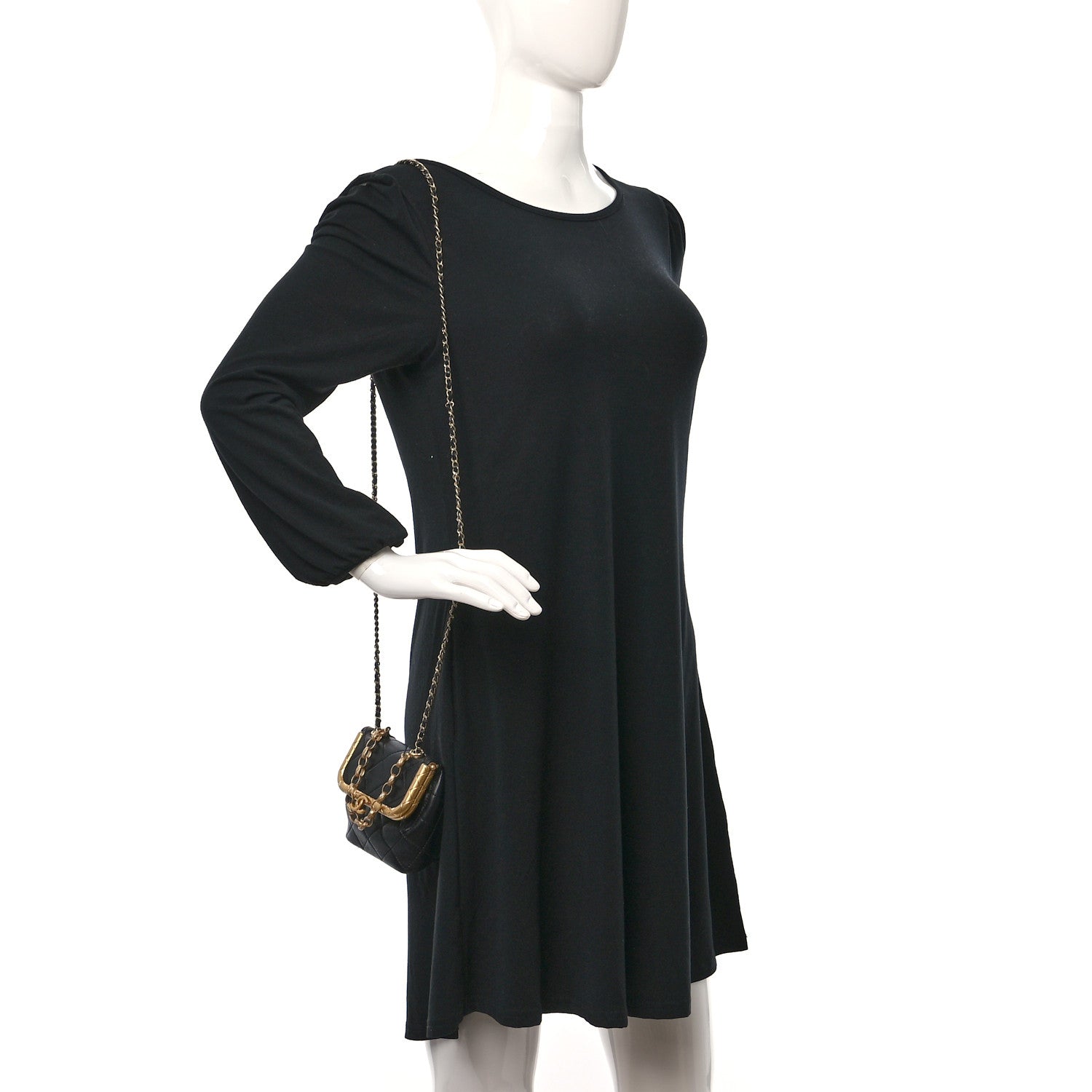 Chanel Lambskin Quilted Micro My Crush Bag Black 2 of 9