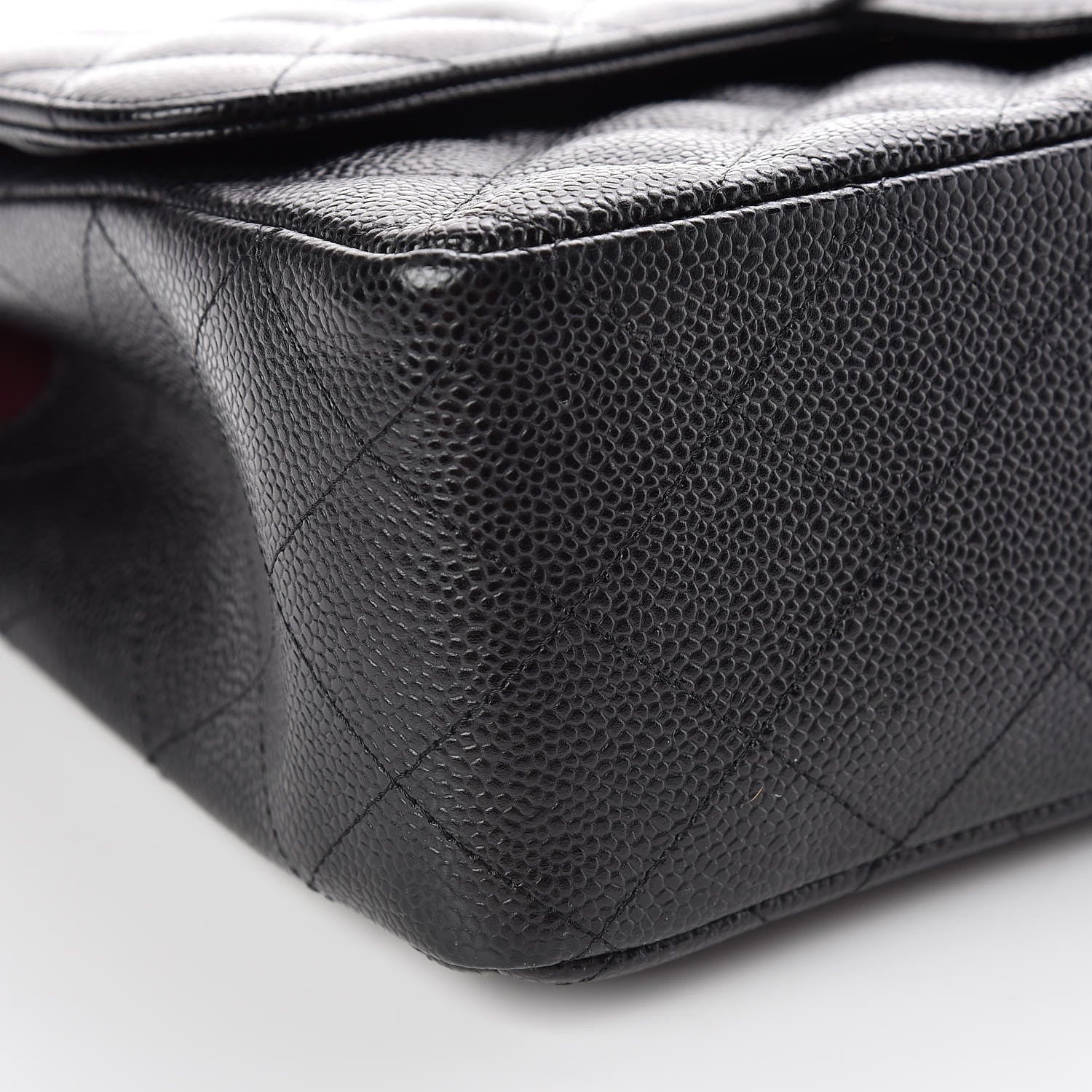 Chanel Caviar Quilted Jumbo Double Flap Black 5 of 11