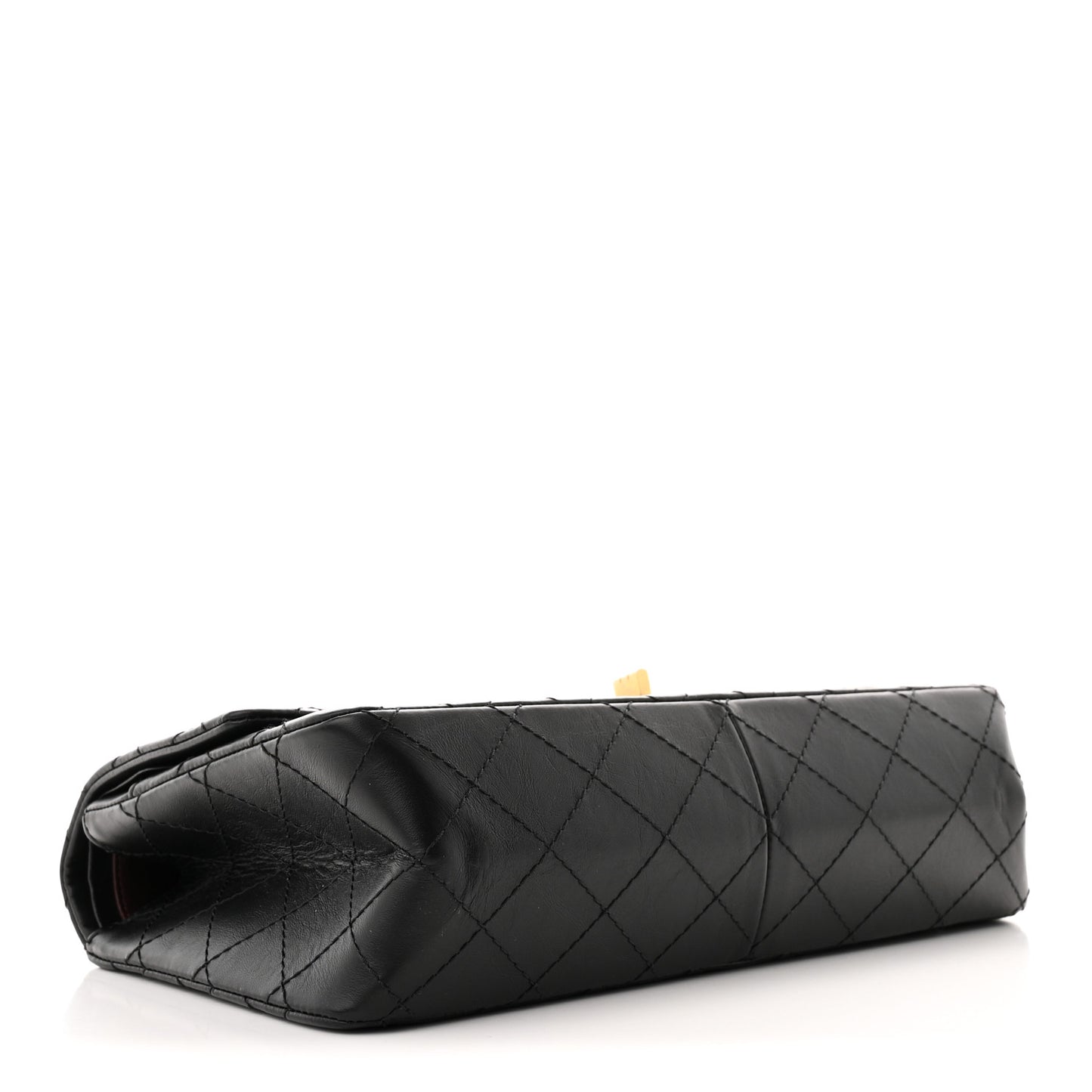 Aged Calfskin Quilted 2.55 Reissue 226 Flap Black