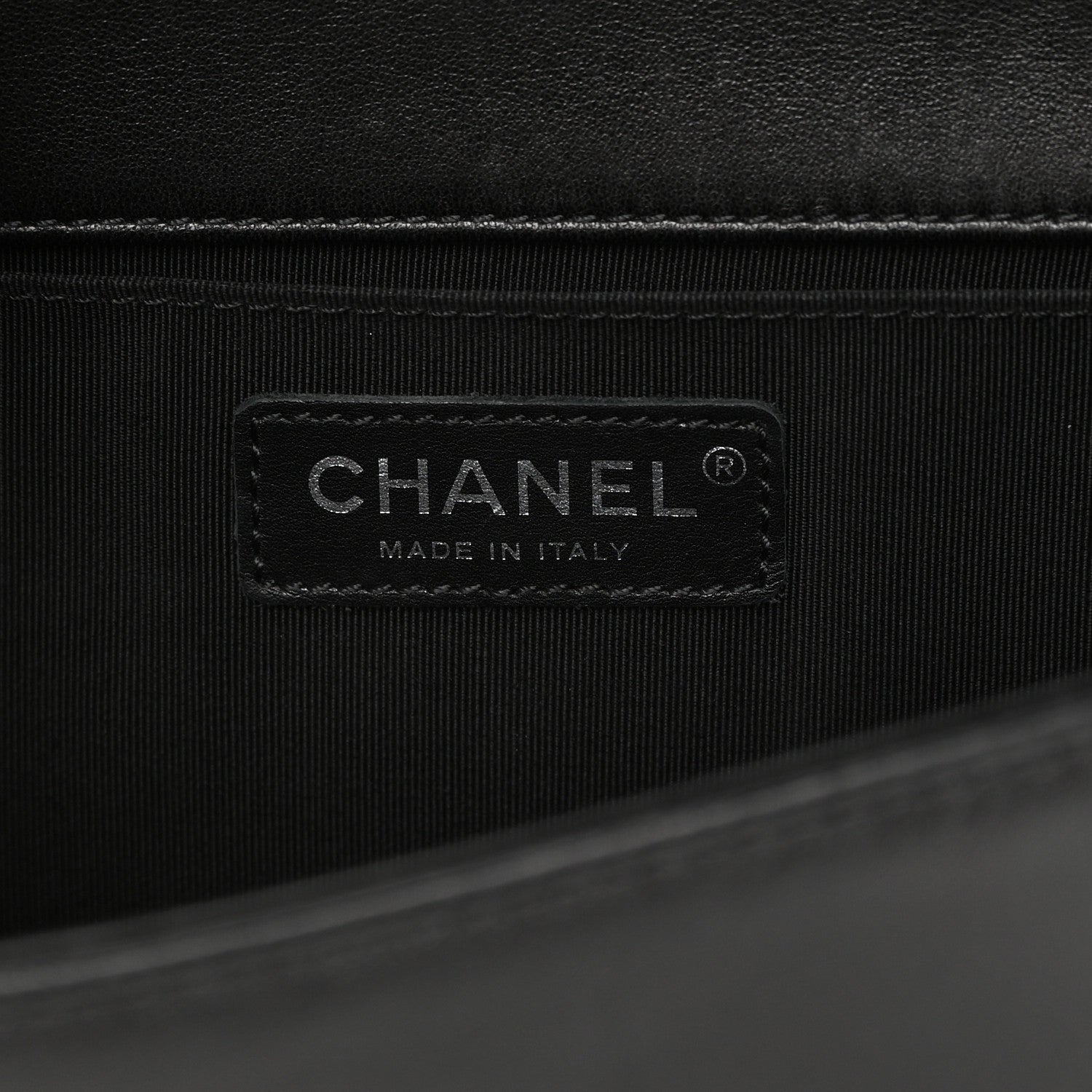 Chanel Lambskin Quilted Medium Boy Flap Black 6 of 16