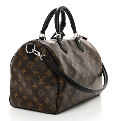 Louis Vuitton Monogram Speedy Soft 30 Dark 2 of 9