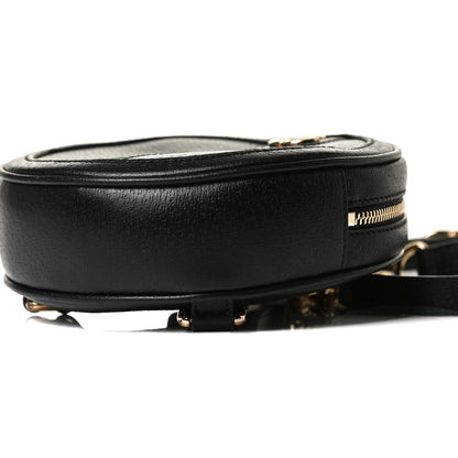 Gucci Grained Calfskin Web Mini Ophidia Round Backpack Black 8 of 10