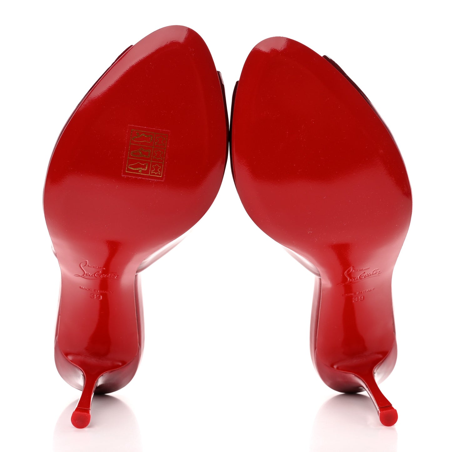 Metallic Patent Me Dolly 85 Pumps 39 Loubi