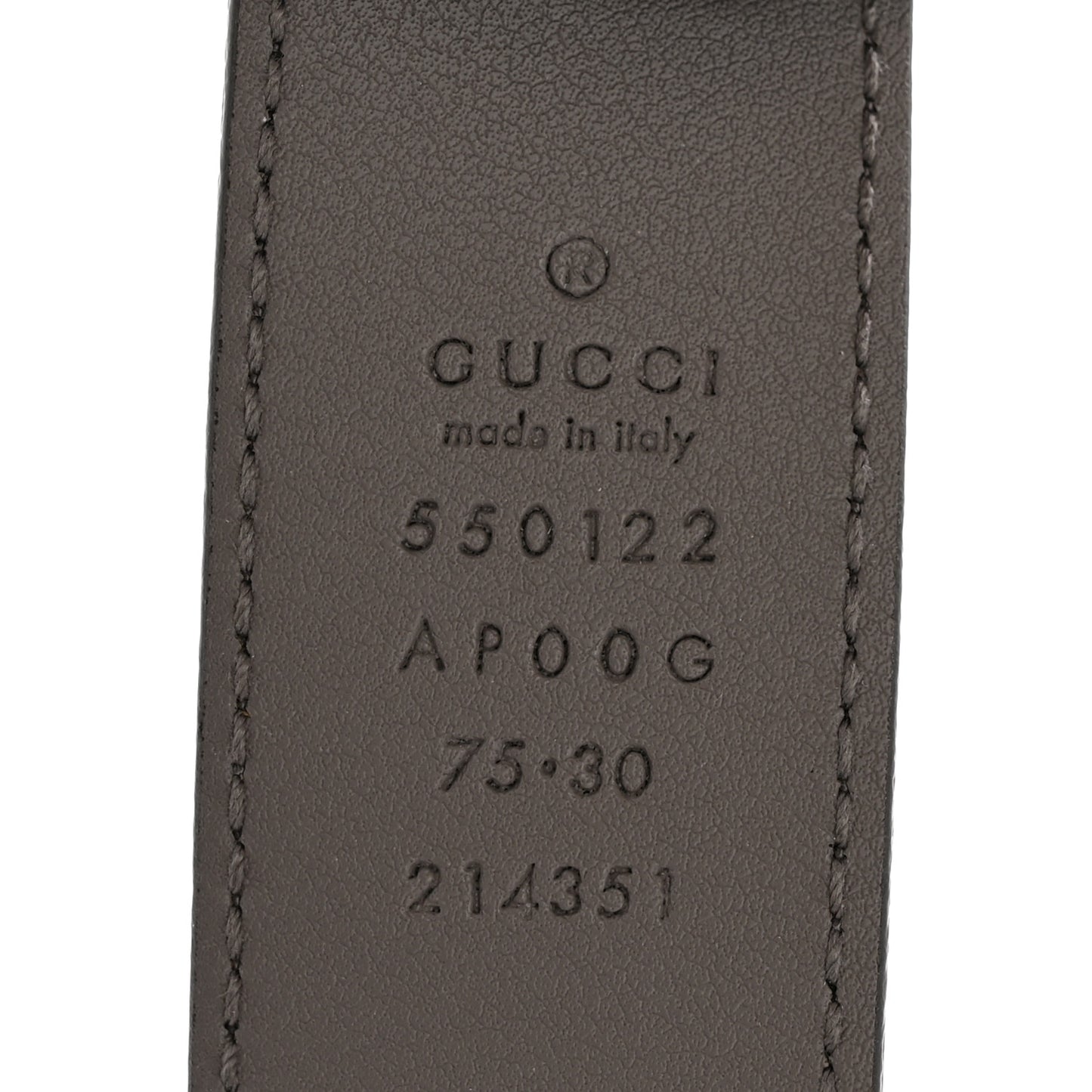 Calfskin Zumi 30mm Belt 75 30 Dusty Grey