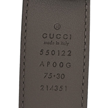 Gucci Calfskin Zumi 30mm Belt 75 30 Dusty Grey 5 of 6