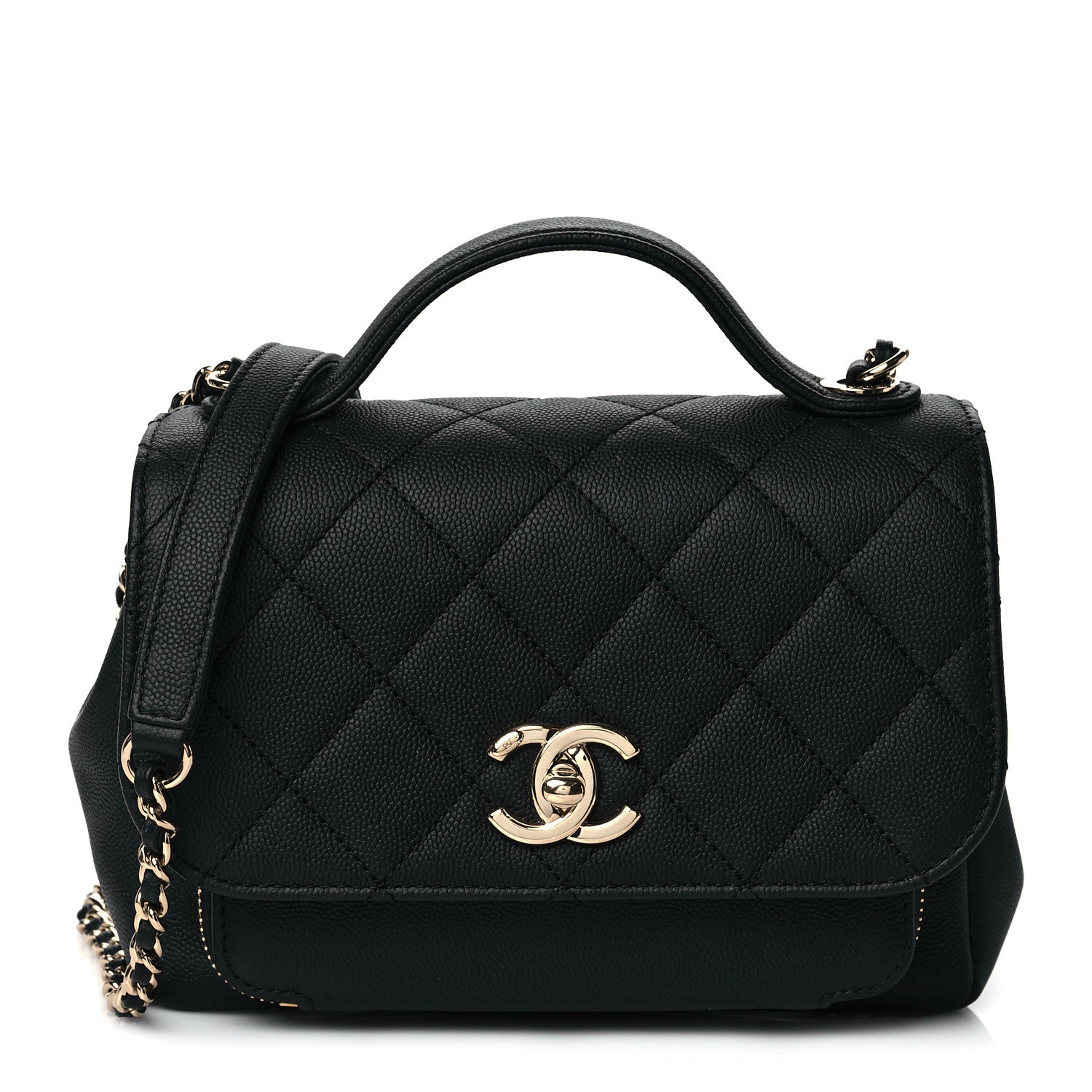 Chanel Caviar Quilted Small Business Affinity Flap Black 1 of 11