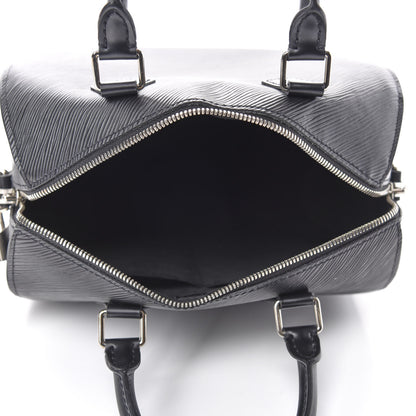 Louis Vuitton Epi Speedy Bandouliere 25 Black 4 of 9