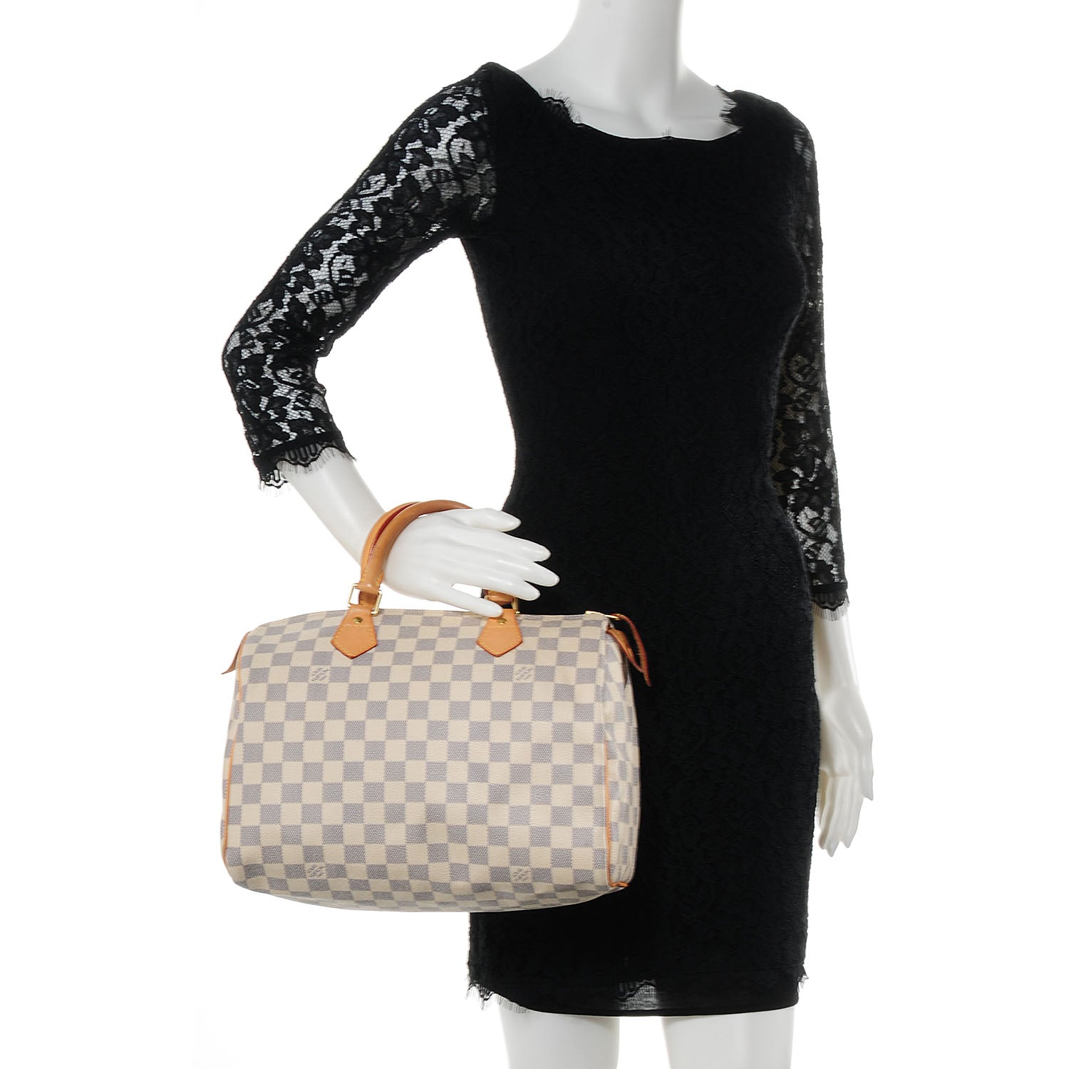 Louis Vuitton Damier Azur Speedy 30 2 of 7