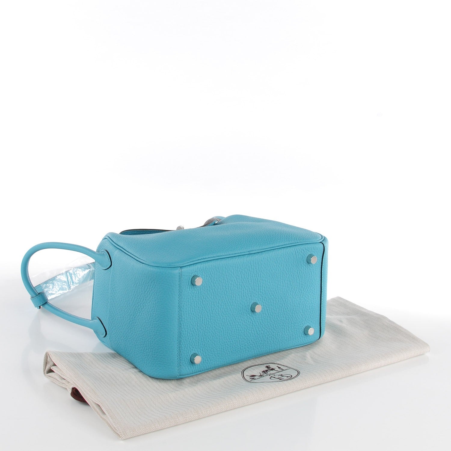 Hermes Taurillon Clemence Lindy 26 Bleu Saint Cyr 4 of 15