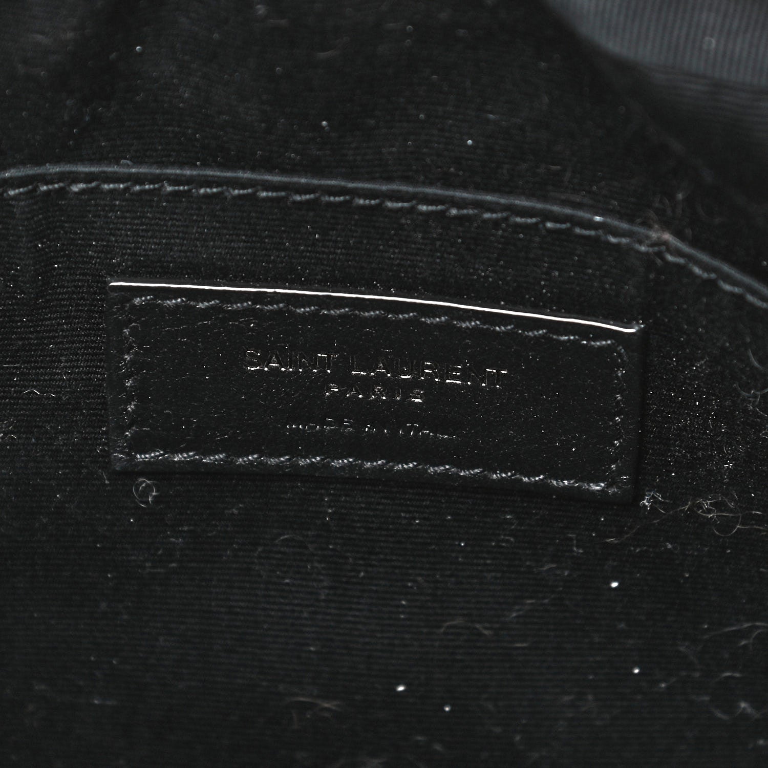 Saint Laurent Patent Calfskin Matelasse Monogram Lou Camera Bag Black 6 of 12