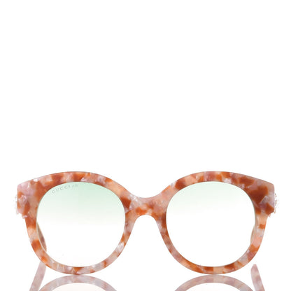 Gucci Round Frame GG Star Sunglasses GG0207S 3 of 7